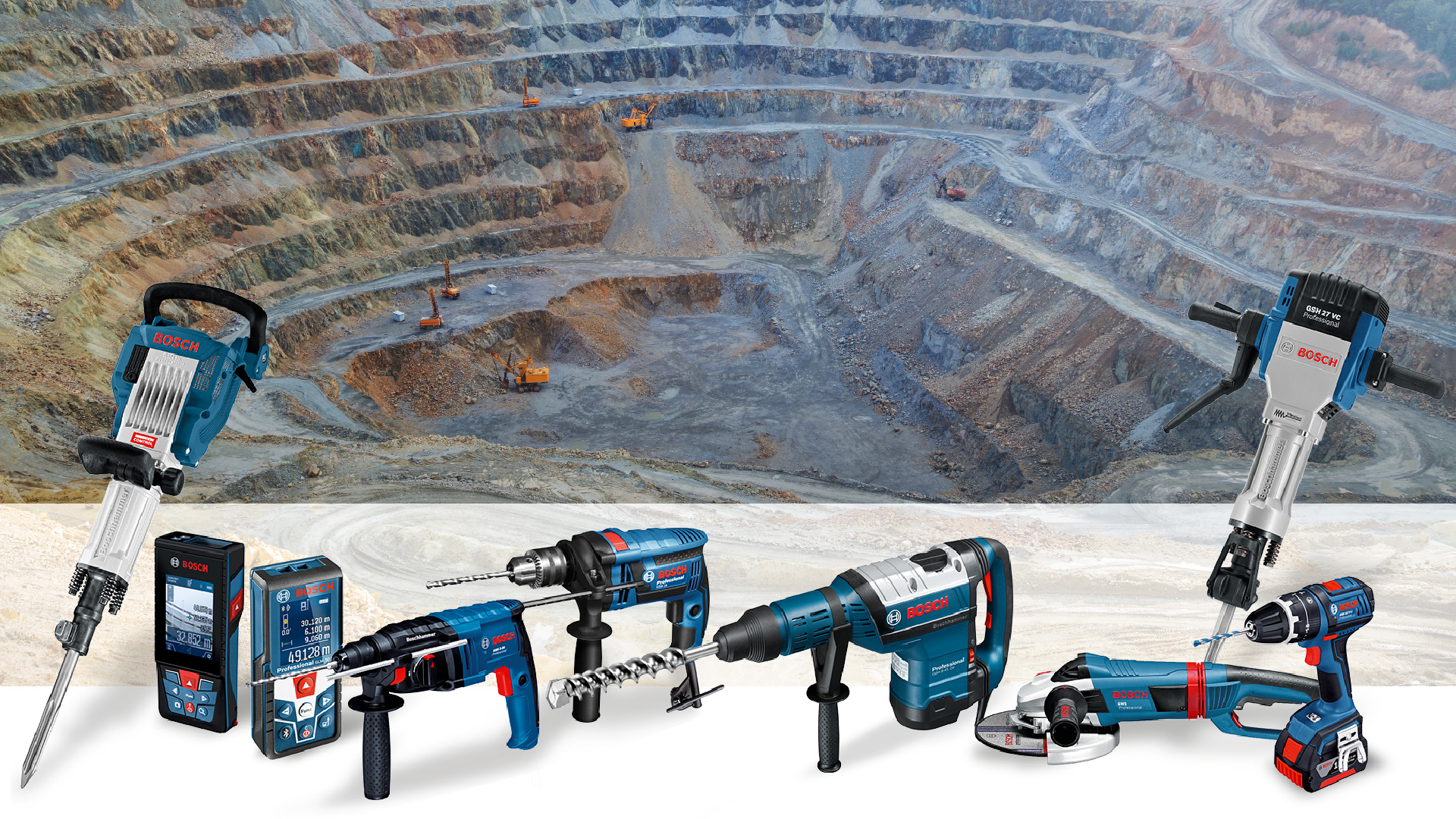 Herramientas eléctricas Bosch para minería Bosch en Chile